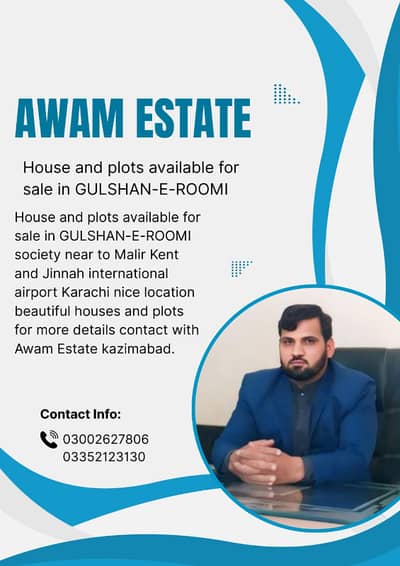 120sq for sale Gulishan E Roomi nice location near Airport Jinnah international