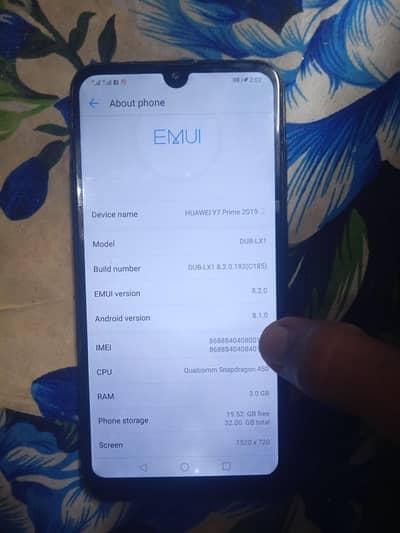 Huawei y7 prime  2019 3/32