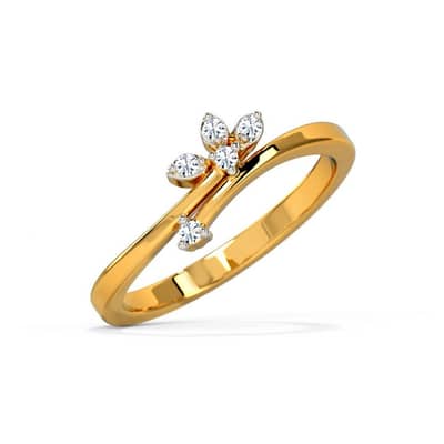 gold ring ladies latest design engagement gold ring