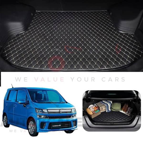 Suzuki Wagon R Japanese 7D Custom Car Trunk Mat - Model 2018-2025