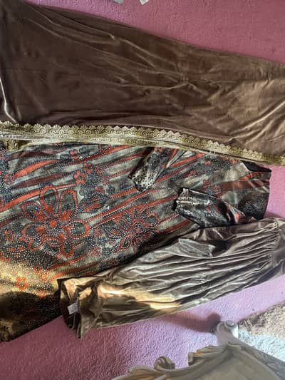 Brand new cut work suit