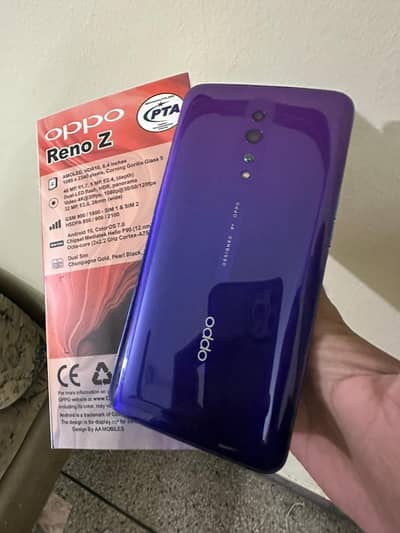 Oppo reno z 8gb 256gb indisplay finger print