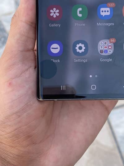 samsung galaxy not 10 5g . patch ho skta ha . 6/128 ha.