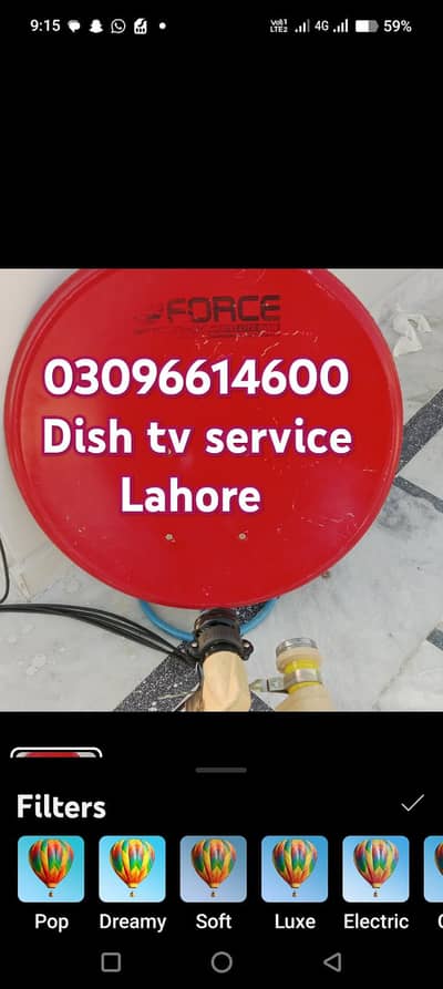 HD dish antenna installation tv  hd  reciver 03096614600