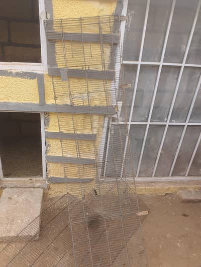 Foldable cage for hen birds etc