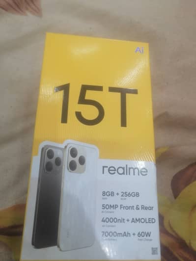 Realme 15T 8+256gb open box 7 days ago