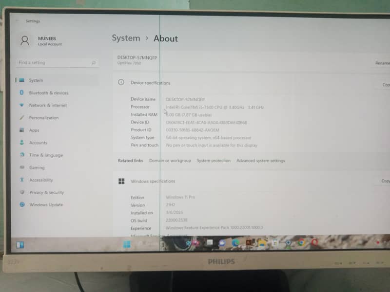 Dell optiplex 7050/8gb Ram /128gb NVME/i5 7th gen processor 0