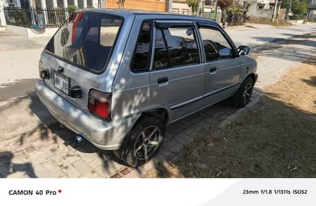 Suzuki Mehran 2016 model silver color,