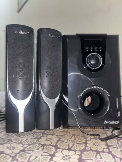 Audionic AD-7000+ 2.1 Bluetooth Speaker | Box & Remote