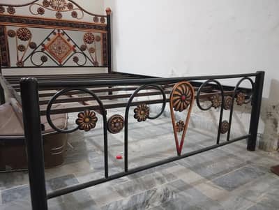 iron bed