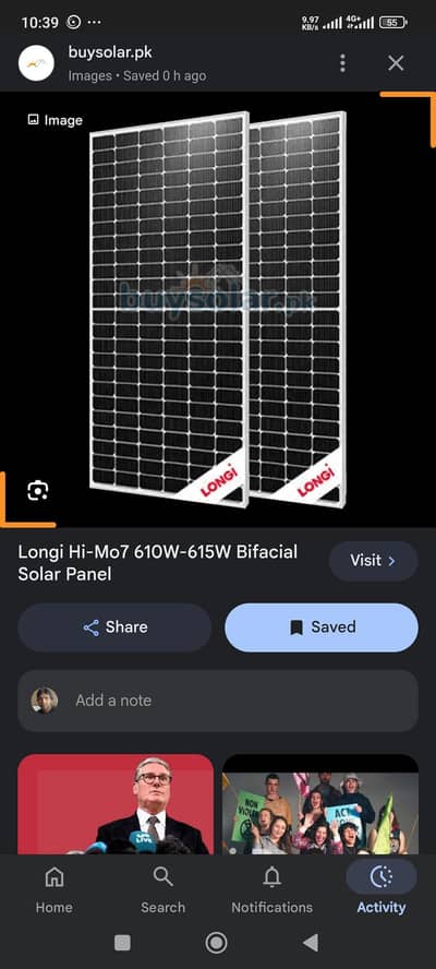 longi 610 watt A grade