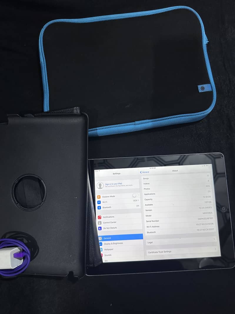 iPad model MD510B/A 8