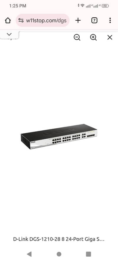 D-Link DGS-1210-28 Smart Switch