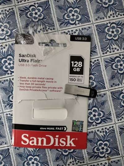 SanDisk ultra 128 GB USB flash drive