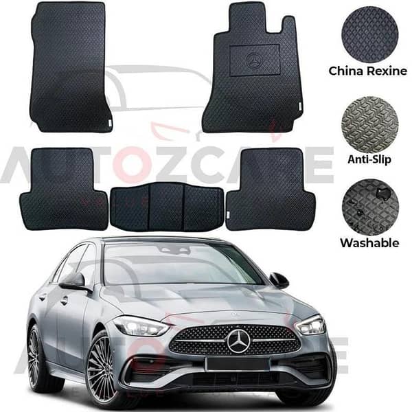 Mercedes C180 China Rexine Floor Mat 5PCS - Model 2022-2025