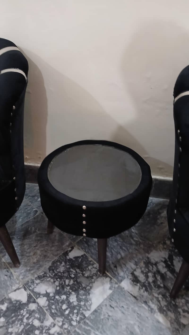 Coffee sofa set with table 2