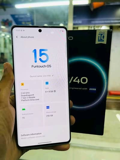 Vivo V40 Mobile Pta approved Urgent Sale 0318/2892701