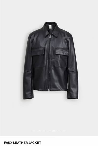 Faux Leather Jacket