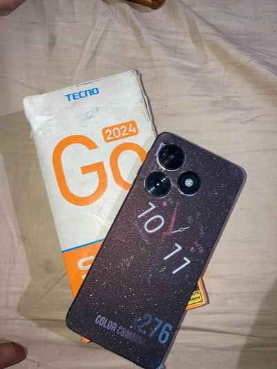 Tecno Spark go 2024 with box 4+4 8gb 64gb