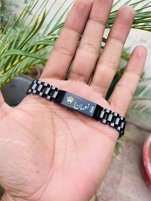 Original Rolex breslte for Boys with customize your name and logo with in best quality