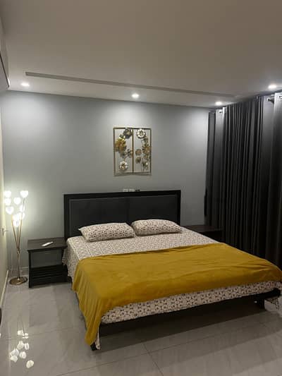 1 bed luxury furnished apartment available for rent sector C bahria town Lahore