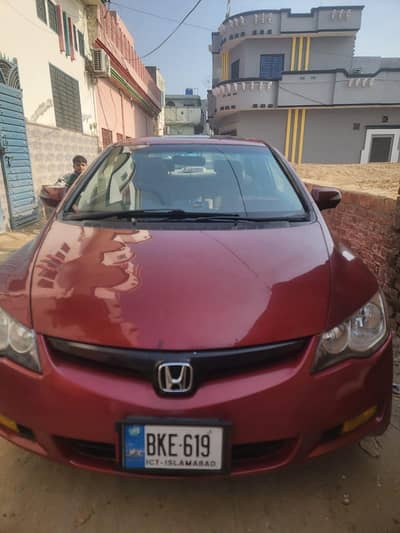 Honda civic reborn mehroon lush condition