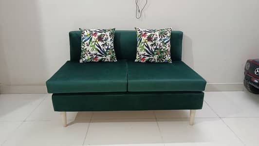 2 seater  velvet sofa  .