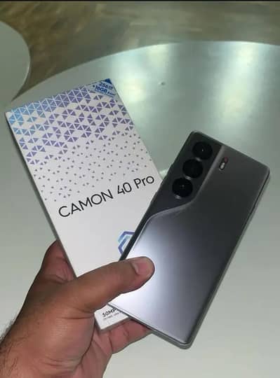 Tecno Camon 40 pro with complete box