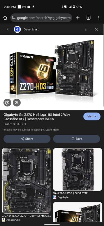 i5 7th gen with full atx RGB board