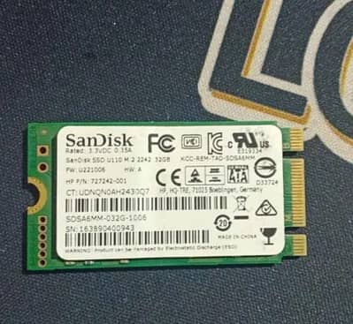 m. 2 mini ssd & hard drives