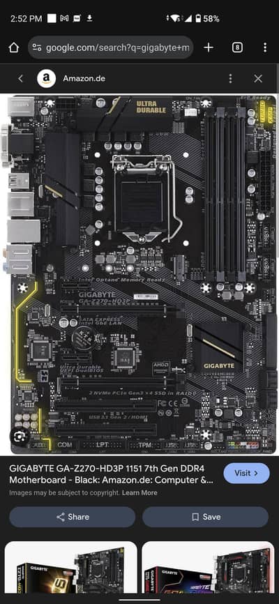 i5 7th gen with full atx RGB board