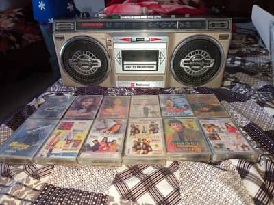 seling casset player with 10 cassets