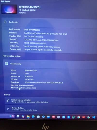 Hp elite book g6 Generation 8th