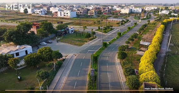 5 Marla Plot File On 5 Years Easy Installment In Meraj Housing Society Sialkot