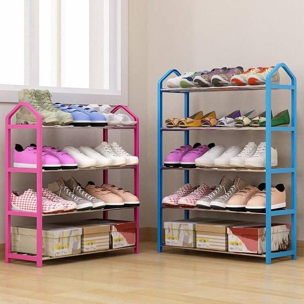 Stock Able 4-Tier Shoe Rack and Shoe Shelf