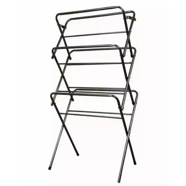 K-Shape Folding Clothes Drying Rack for Household Balcony