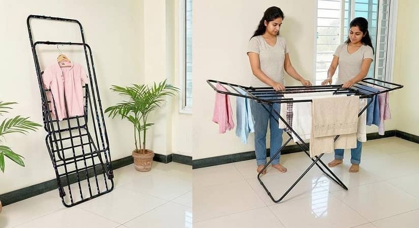 Bean Bag Pakistan Portable Foldable Laundry Drying Rack – Lightweight, Space-Saving Design for Indoor and Outdoor Use
