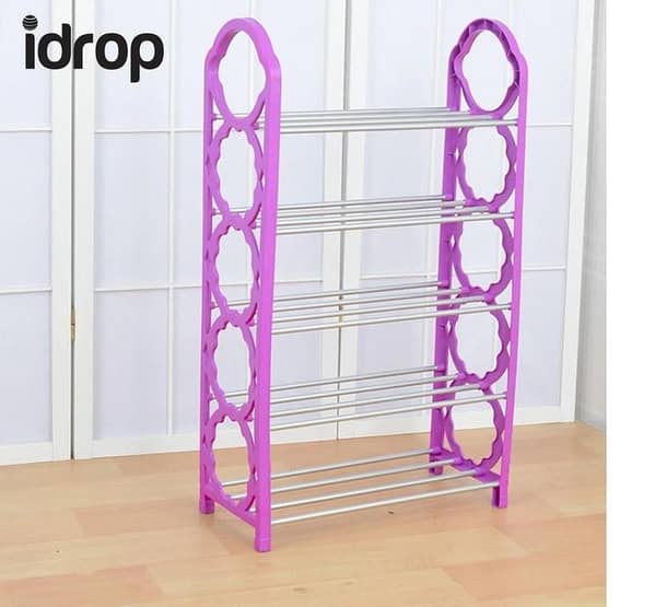 5 and 4-Tier Stockable Non-Woven Shoe Rack by Pakistan Bean Bag