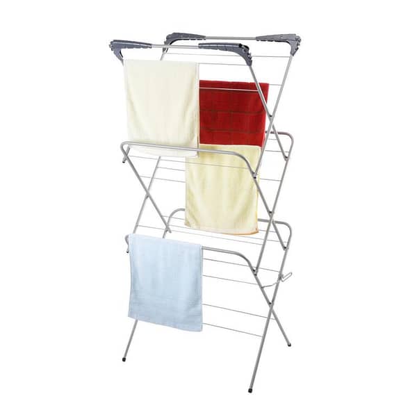 Folding Clothes Drying Rack - Rust Proof Household Stand