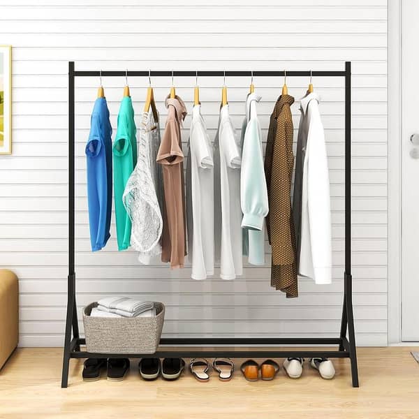 Space-Saving Cloth Stand with Shoe Rack by Bean Bag Pakistan