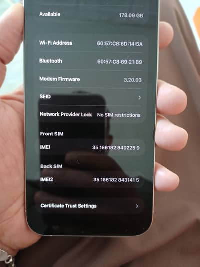 iphone 15ProMax Dual Physical. 100% Battery Life.