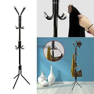 Coat Hanger Stainless Steel For MultiPurpose Use (Coat / Cap / Umbrella / Keys)