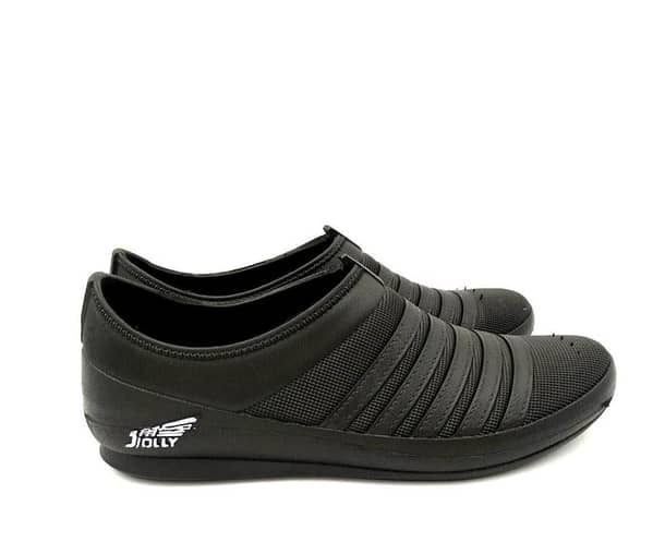 Men's Black Casual Rubber Shoes - New Fashion Style