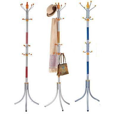 Generic 12 Hooks Coat Hat Clothes Umbrella Stand Metal Steel Vintage Style Hanger Rack