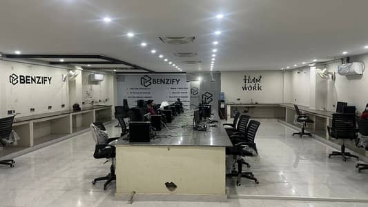Furnished office available in Johar town emporium