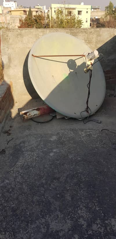 Dish with2 LNBs and receiver