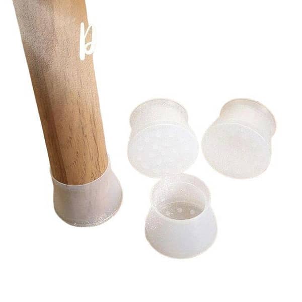 Set of 4 Silicone Covers for Furniture Legs Protection