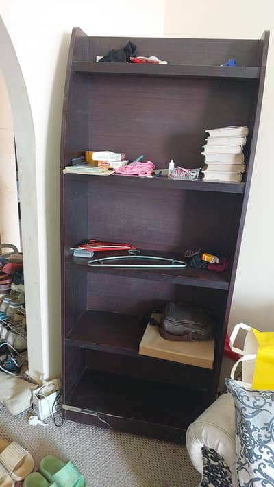 book shelf and divider