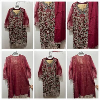 3pcs suit/ ready to wear/ designer dresses/ party wear/ wedding wear