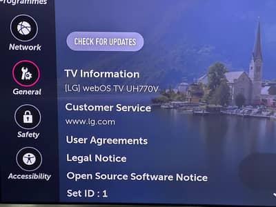 LG UH770V 4K UHD LED TV in mint condition